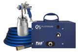 Fuji Spray Q5 Platinum T70 Quiet HVLP Spray System and Spray Gun Bundle