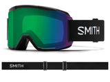Smith Optics Squad Snow Goggles (Black, ChromaPop Everyday Green Mirror Lens)