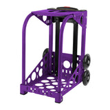 Zuca Sk8ter Block Sport Bag and Purple Frame with Flashing Wheels