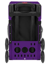 Zuca Sk8ter Block Sport Bag and Purple Frame with Flashing Wheels