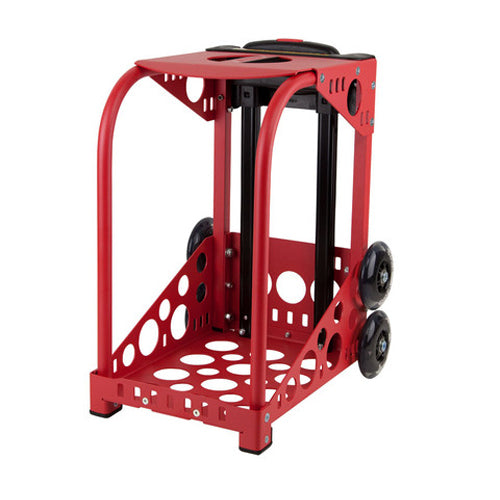 Zuca Sk8ter Block Sport Bag and Red Frame with Flashing Wheels