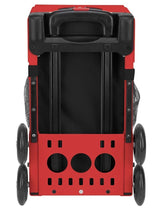 Zuca Sk8ter Block Sport Bag and Red Frame with Flashing Wheels