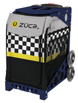 Zuca Sk8ter Block Sport Bag and Navy Frame with Flashing Wheels
