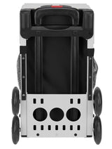 Zuca Sk8ter Block Sport Bag and White Frame with Flashing Wheels