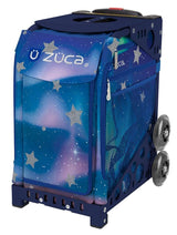 Zuca Aurora Sport Insert Bag and Navy Blue Frame with Flashing Wheels