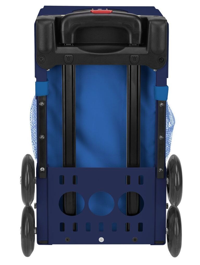 Zuca Aurora Sport Insert Bag and Navy Blue Frame with Flashing Wheels