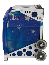 Zuca Aurora Sport Insert Bag and White Frame with Flashing Wheels
