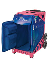 Zuca Aurora Sport Insert Bag and Pink Frame with Flashing Wheels