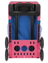 Zuca Aurora Sport Insert Bag and Pink Frame with Flashing Wheels