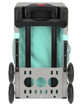 Zuca Llama Rama Sport Insert Bag and Gray Frame with Flashing Wheels