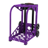 Zuca Unicorn Sport Insert Bag and Purple Frame with Flashing Wheels
