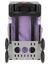 Zuca Unicorn Sport Insert Bag and Gray Frame with Flashing Wheels
