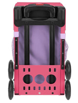 Zuca Unicorn Sport Insert Bag and Pink Frame with Flashing Wheels