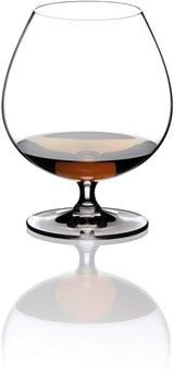 Riedel Vinum Brandy Glass (Set of 6) with Microfiber Polishing Cloth Bundle