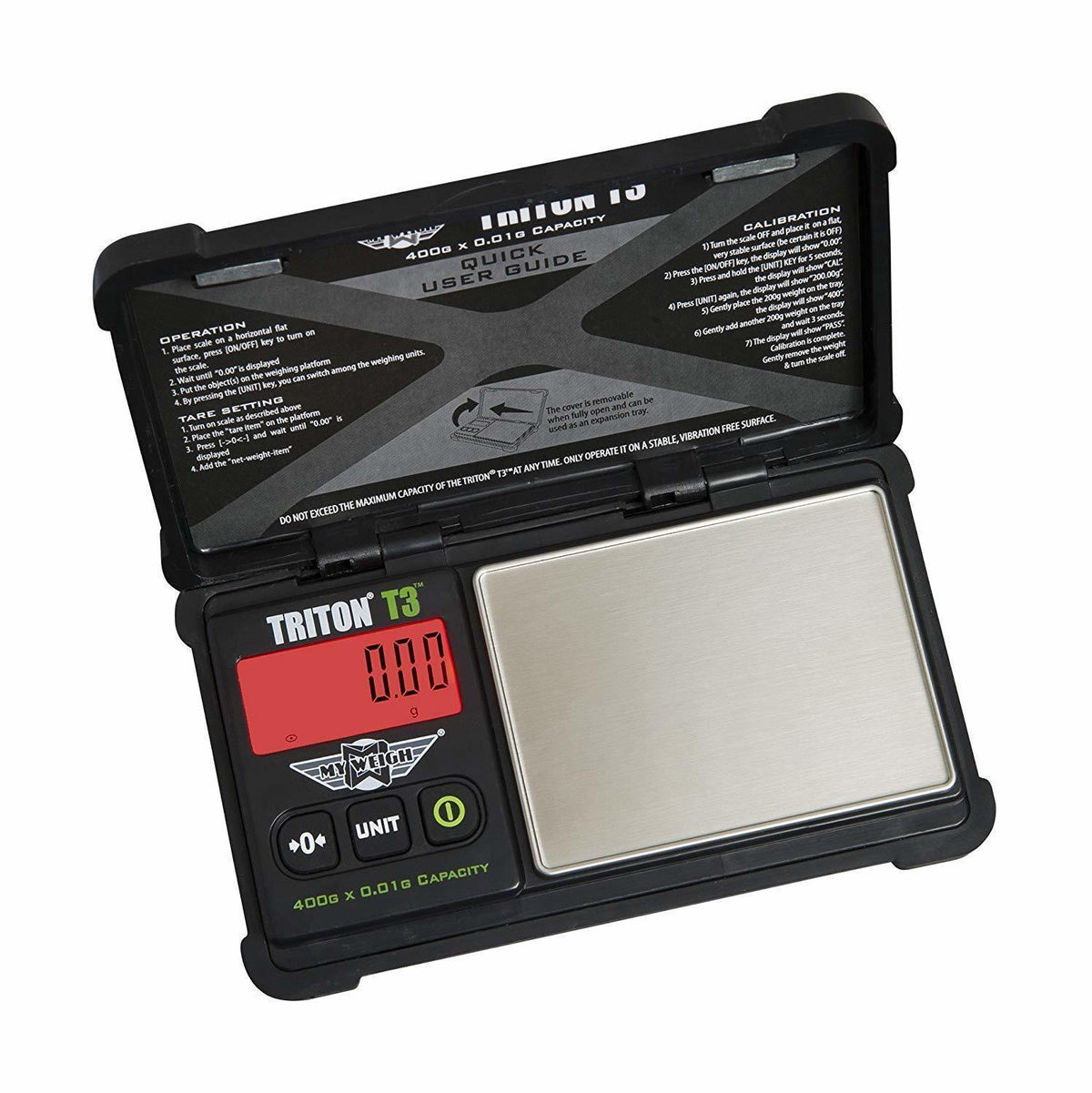 My Weigh T3-400 Triton T3 400 Gram x 0.01 Digital Pocket Scales 2-Pack