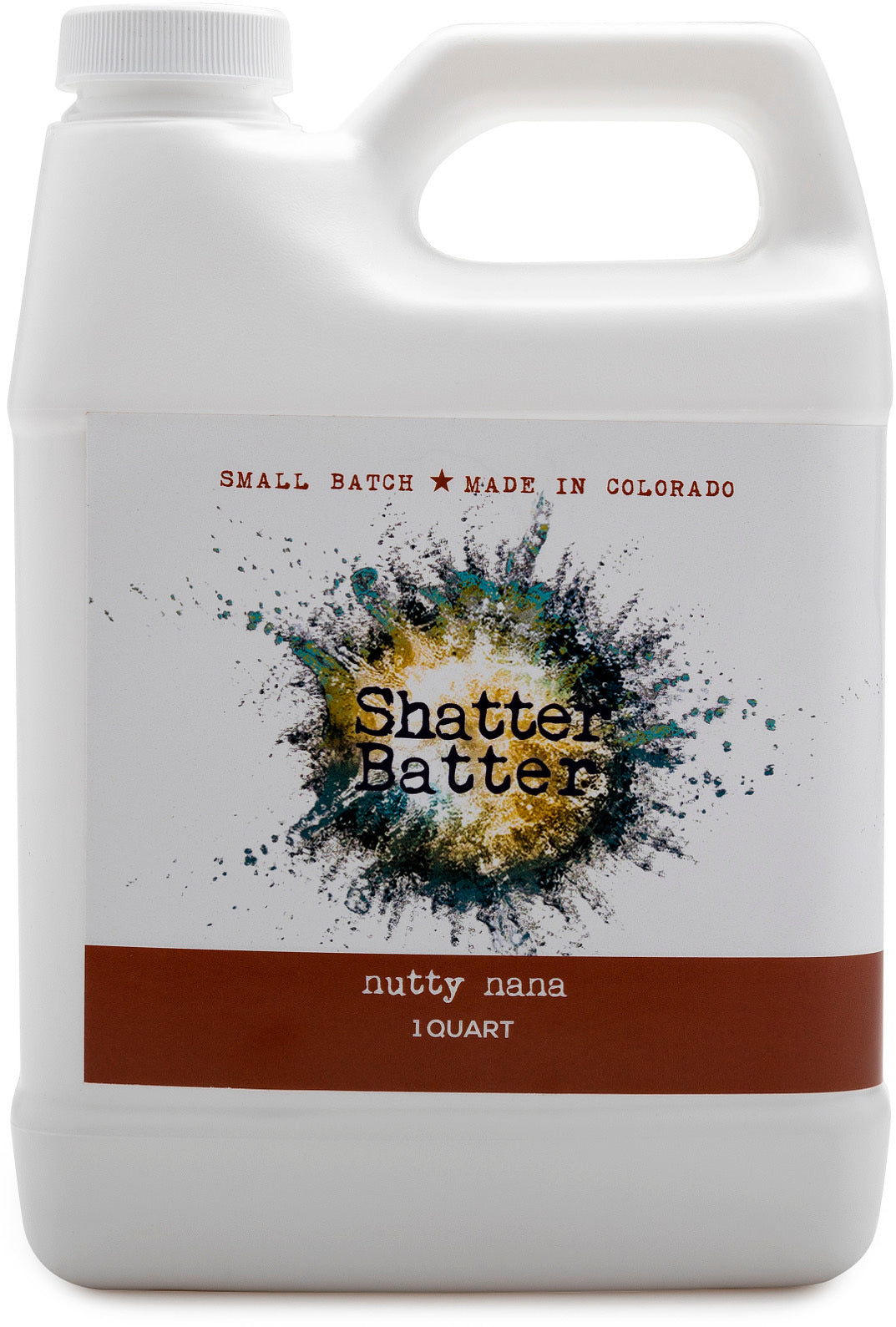Shatter Batter VG and PEG Blend Shatter Liquidizer (Nutty Nana Flavor, 1 Quart)