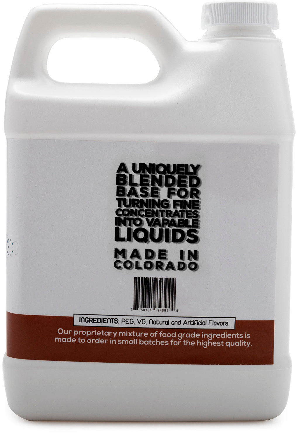 Shatter Batter VG and PEG Blend Shatter Liquidizer (Nutty Nana Flavor, 1 Quart)