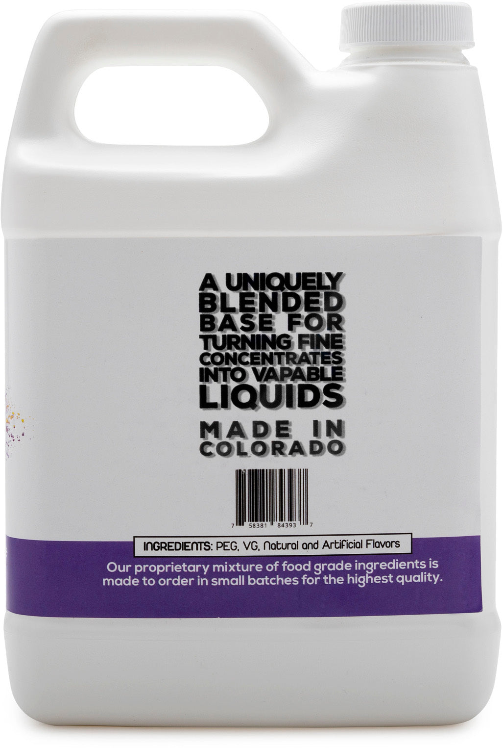 Shatter Batter VG and PEG Blend Shatter Liquidizer (Grapecicle Flavor, 1 Quart)