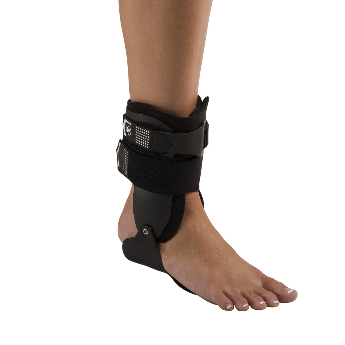 DonJoy Performance Bionic Stirrup Ankle Brace, Maximum Support for Sprains (Black/Medium/Right)