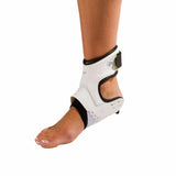 DonJoy Performance POD Ankle Brace Pair (Right & Left in White, Medium) Bundle