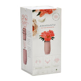 Amaranth 10-Inch Vase For Easy Water Draining and Stem Access (Blush Pink)