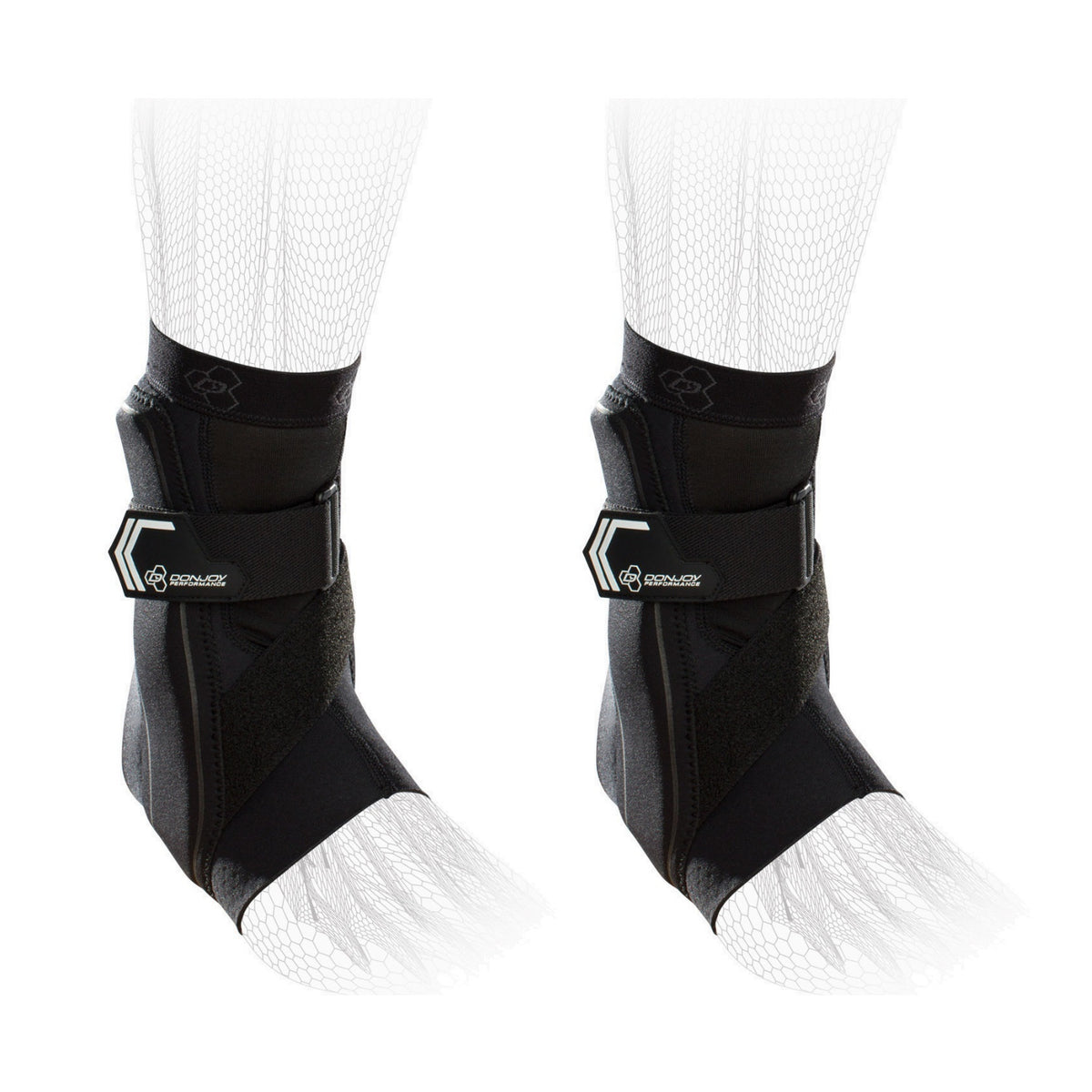 DonJoy Performance Bionic Ankle Brace Pair (Black, Small, Right and ...