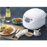 Zojirushi Micom Rice Cooker and Warmer (10-Cup/ Cool White)
