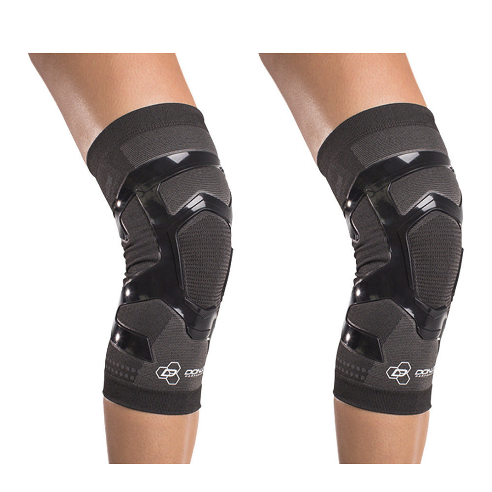 DonJoy Performance Trizone Knee Brace Pair (Black, Large)