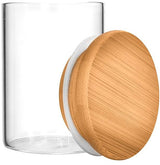 420 Focus Glass Jar with Wooden Lid (4 fl oz, 5-7 g, 4-pack)