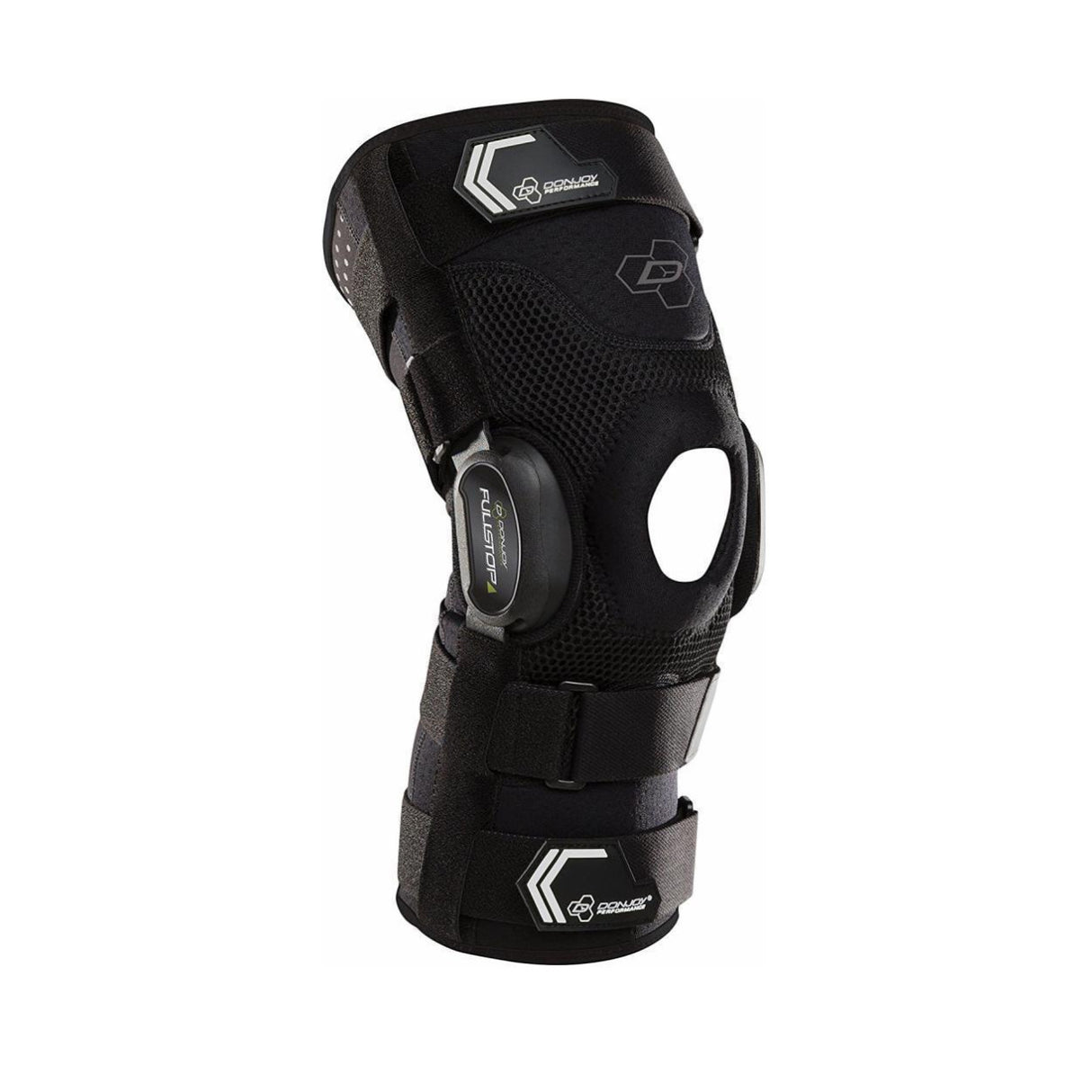 DonJoy Performance BIONIC FULLSTOP Knee Brace (Black, Extra Large) and Ice Pack