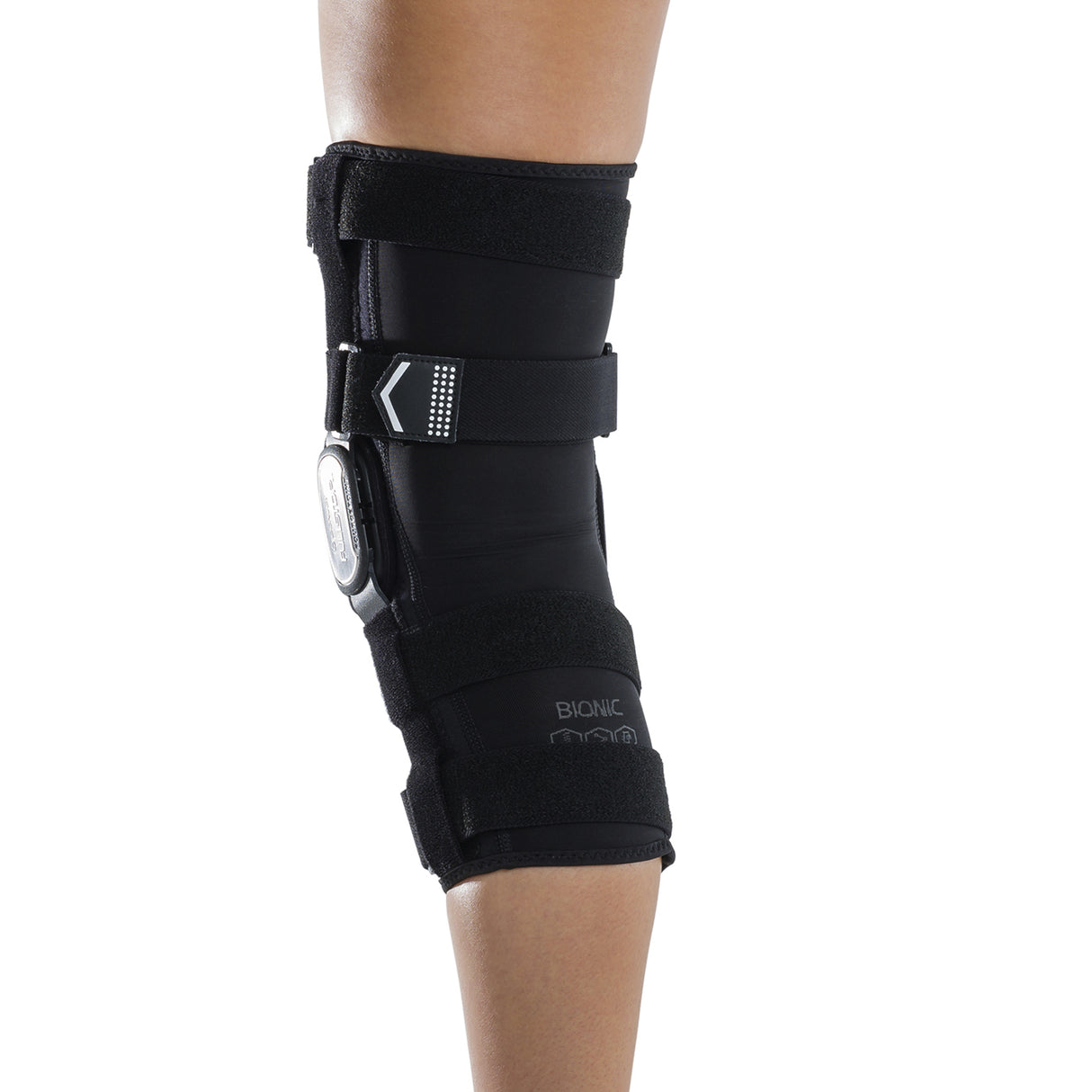 DonJoy Performance BIONIC FULLSTOP Knee Brace (Black, Extra Large) and Ice Pack