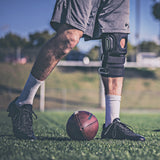 DonJoy Performance BIONIC FULLSTOP Knee Brace (Black, Extra Large) and Ice Pack