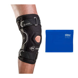 DonJoy Performance Bionic Drytex Knee Sleeve (Large, Black) and Ice Pack