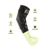 DonJoy Performance Bionic Elbow Brace II (Extra Large) and Ice Pack (11 x 14 In)
