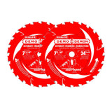Diablo 71/4-Inch x 24-Tooth PYR Ultimate Framing/Demolition Saw Blade (2-Pack)