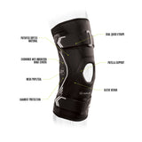 DonJoy Performance Bionic Drytex Knee Sleeve (Medium, Black, 2-Pack)