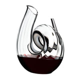 Riedel Decanters Crystal 1.5 Quart Fatto A Mano Curly Decanter