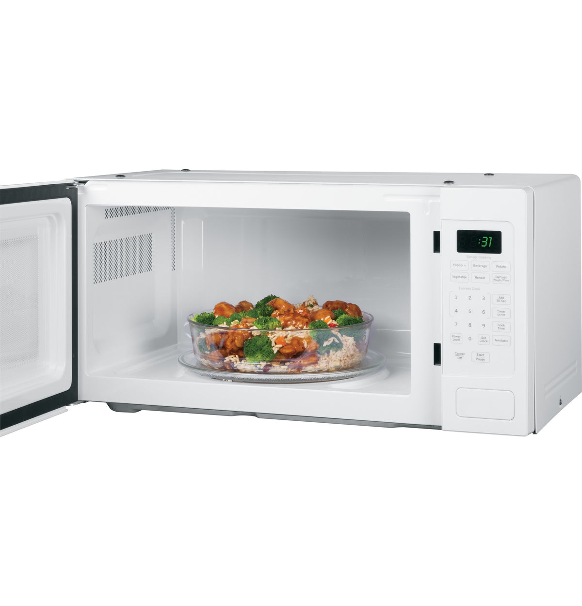 GE Profile Series 1.1 Cu. Ft. Countertop Microwave Oven (White)
