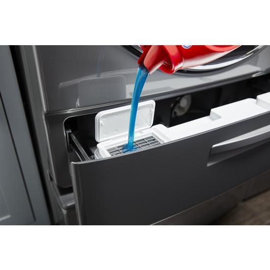 Whirlpool 5.0 cu. ft. Front Load Washer w/ Load & Go Dispenser (Chrome Shadow)
