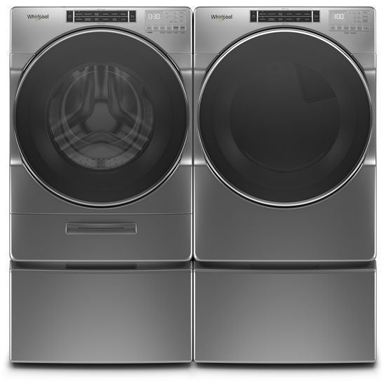 Whirlpool 5.0 cu. ft. Front Load Washer w/ Load & Go Dispenser (Chrome Shadow)