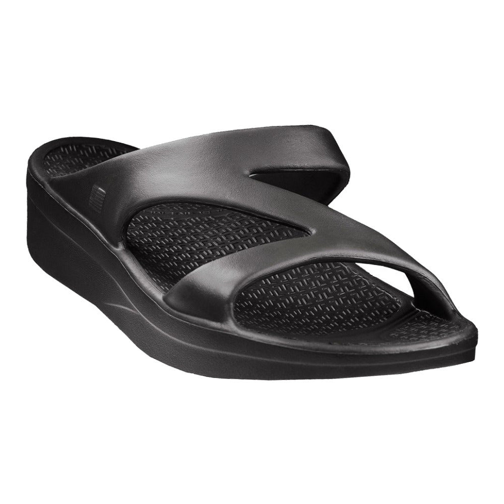 Telic Women's Z-Strap Jelly Sandal (Midnight Black size 11)