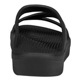 Telic Women's Z-Strap Jelly Sandal (Midnight Black size 11)