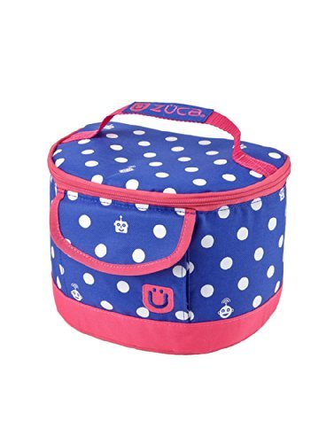 Zuca Sport Frame for Sport Insert Bags (Red) with Lunchbox (Polka Bots)
