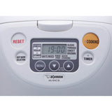 Zojirushi Micom Rice Cooker and Warmer (10-Cup/White) with Stir Spatula & Mitt