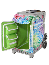 Zuca Rainbow Color Explosion Sport Insert Bag & Gray Frame with Flashing Wheels