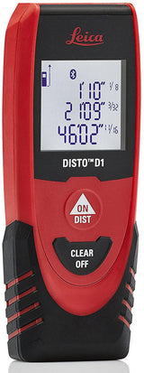 Leica DISTO D1 Bluetooth Laser Distance Meter