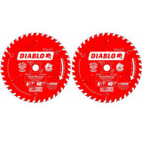 Diablo 6-1/2-Inch x 40-Tooth ATB Precision Finishing Saw Blade (2-Pack)