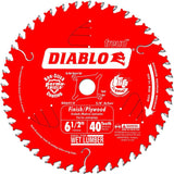 Diablo 6-1/2-Inch x 40-Tooth ATB Precision Finishing Saw Blade (2-Pack)