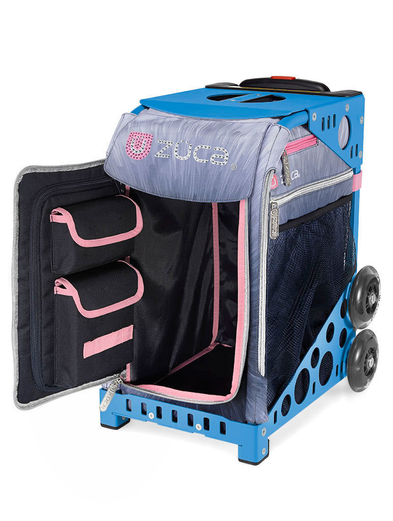 Zuca Ice Dreamz Lux Sport Insert Bag with Blue Frame and Packing Pouch Set