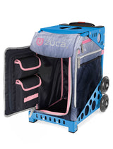 Zuca Ice Dreamz Lux Sport Insert Bag with Blue Frame and Packing Pouch Set